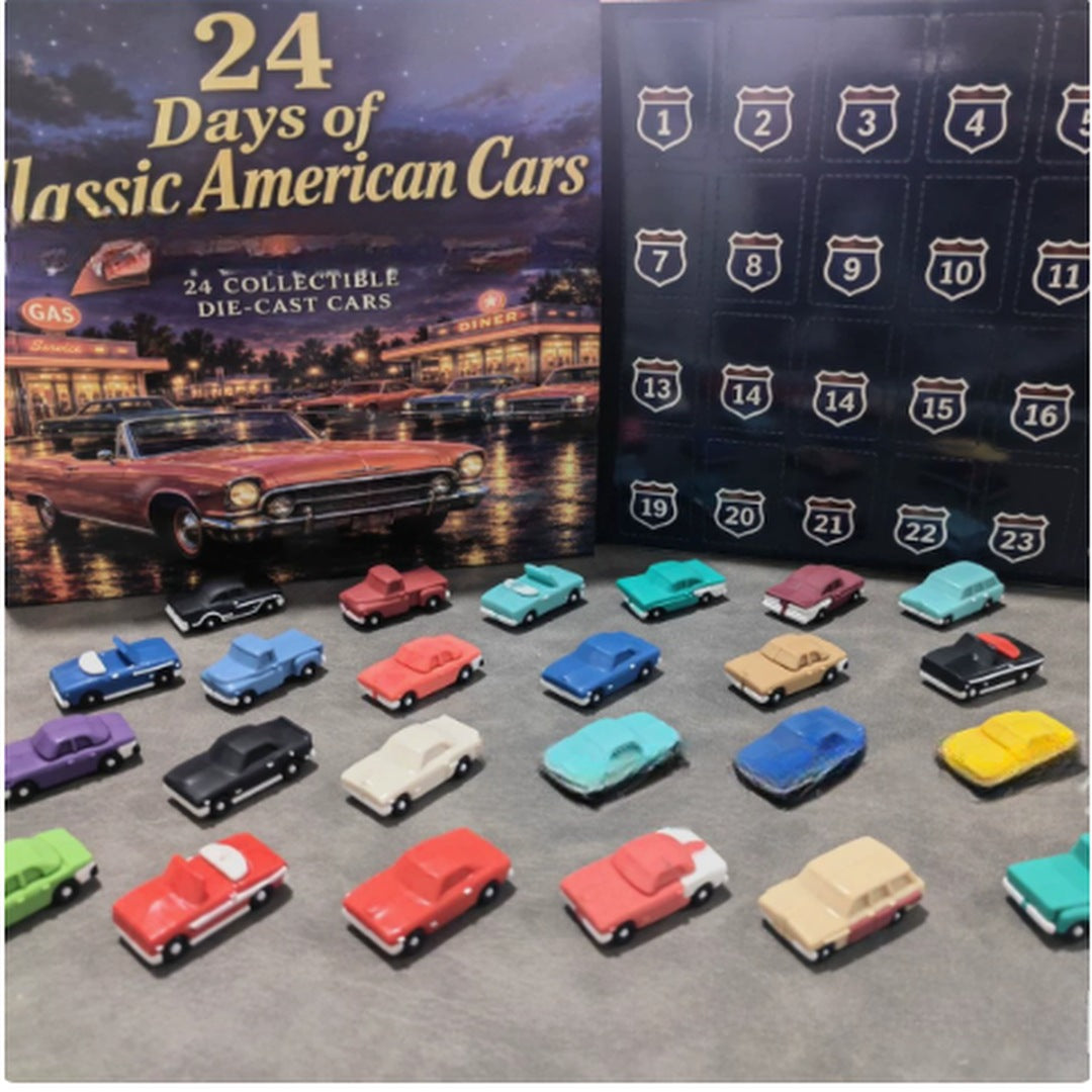 Real photo of the 24 cars
