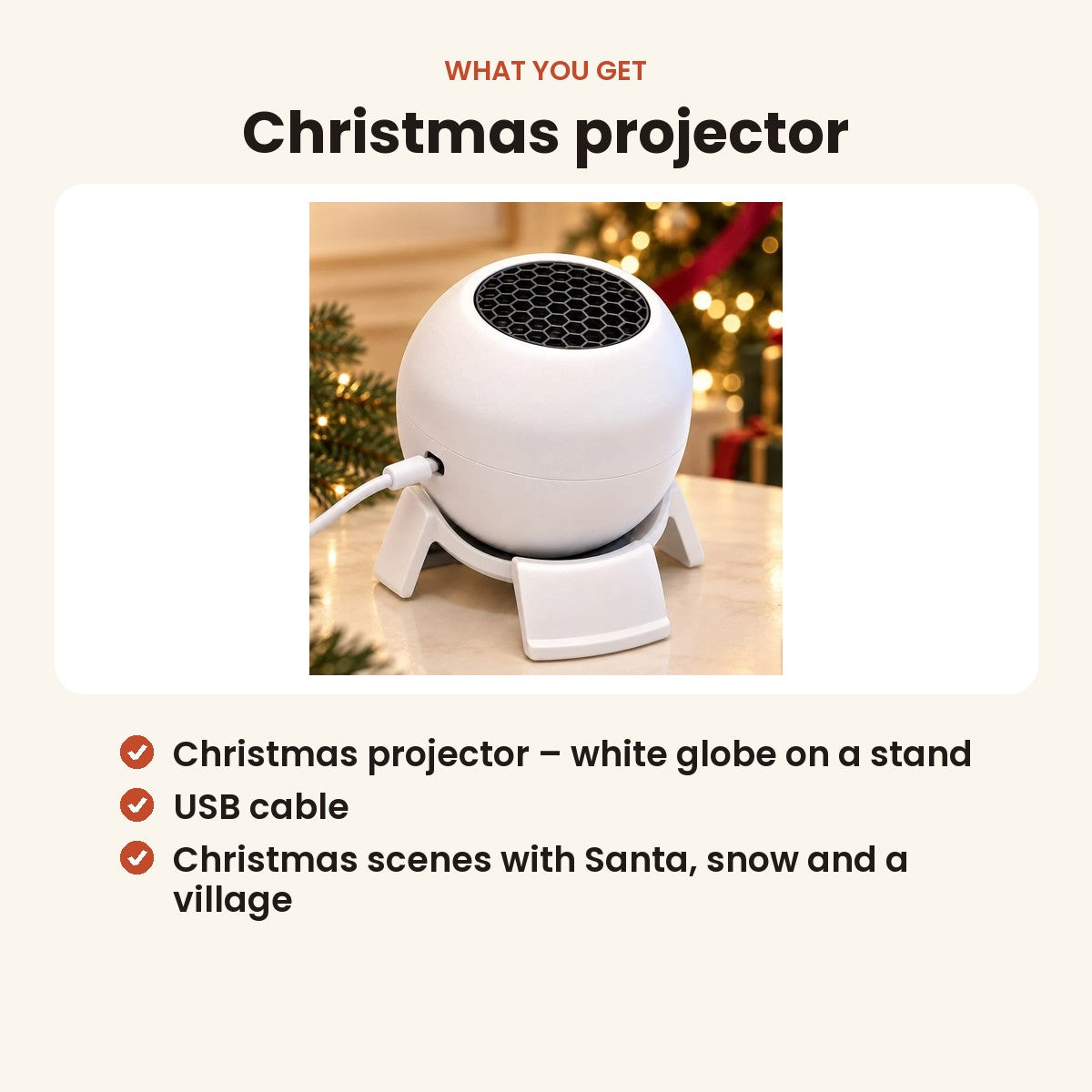 Christmas projector for ceilings and walls
